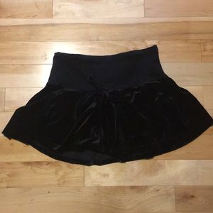 Victoria’s Secret velour miniskirt